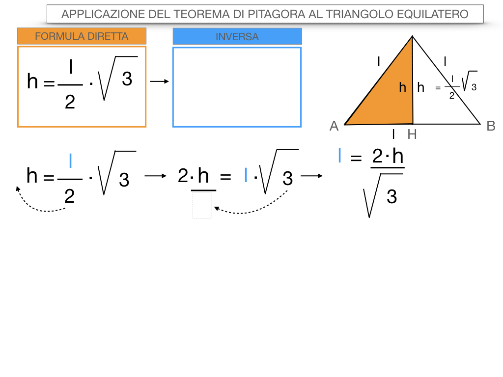 19. APPLICAZIONE DEL TEOREMA DI PITAGORA AL TRIANGOLO EQUILATERO_SIMULAZIONE.072