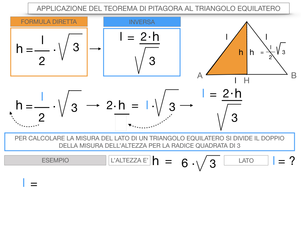 19. APPLICAZIONE DEL TEOREMA DI PITAGORA AL TRIANGOLO EQUILATERO_SIMULAZIONE.078